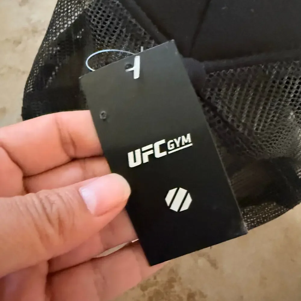NWT UFC Gym BJ Penn Black‎ Trucker Hat Baseball Cap Adjustable MMA